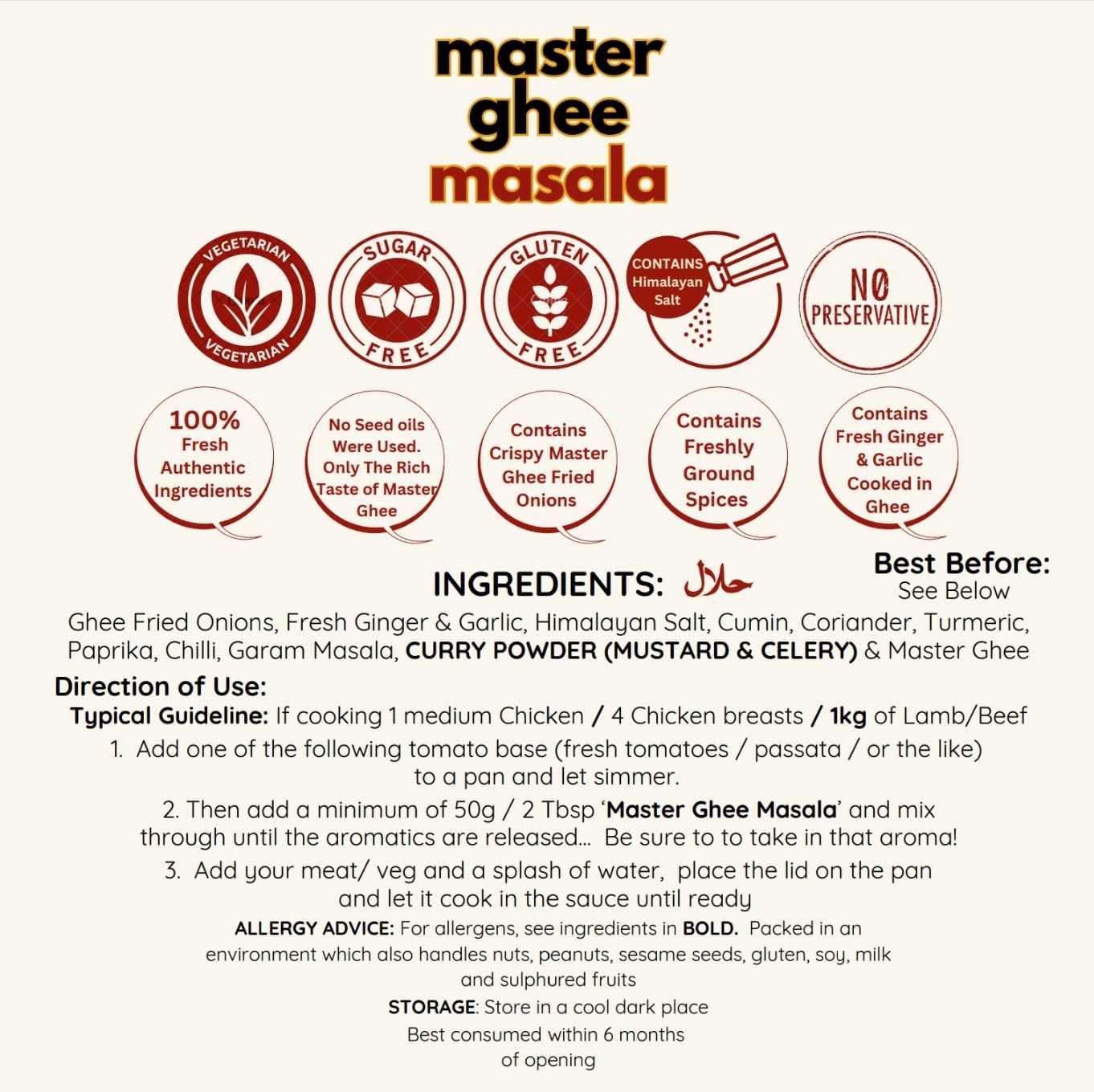 Ghee Masala Mix